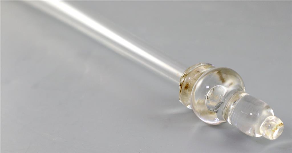 A half yard ale glass, 19th century 48.5cm long